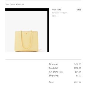 Dagne Dover Allyn Tote medium pollen